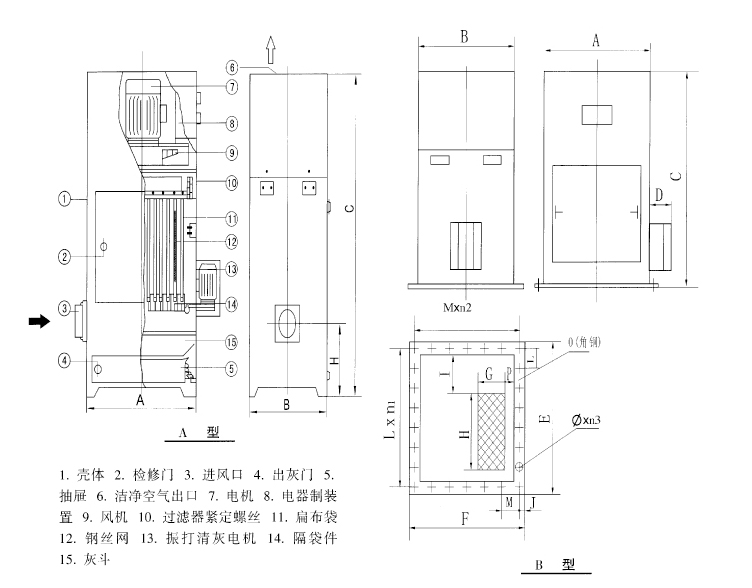 PL型單機除塵器